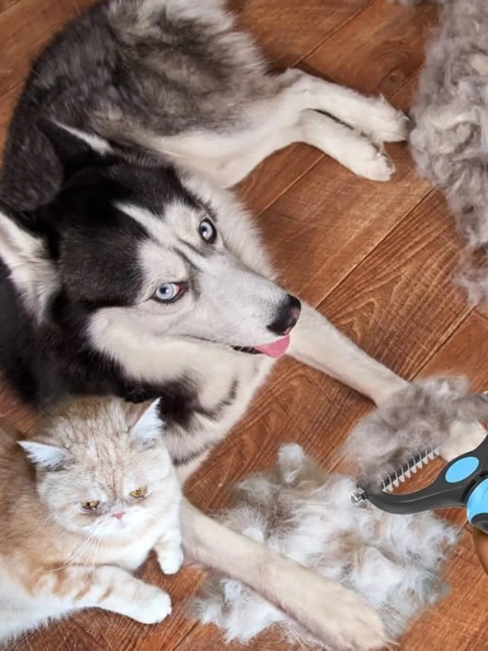 New Pet Grooming Dematting and Deshedding Brush